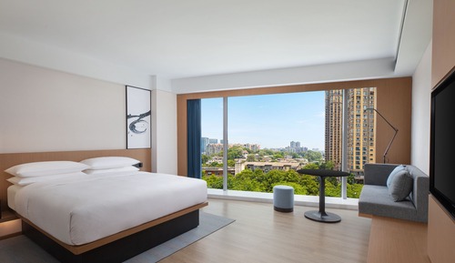 Executive-Zimmer, 1 King-Bett, Stadtblick