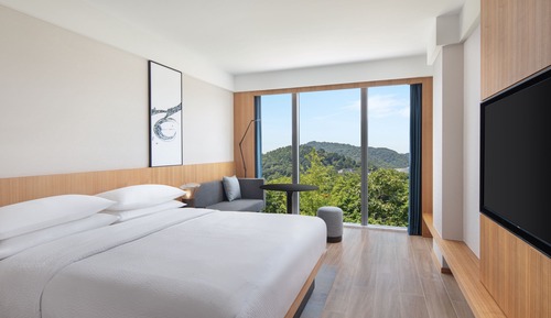 Standardzimmer, 1 King-Bett, Bergblick