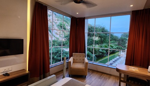 Luxury-Studio, 1 Doppelbett, Bergblick
