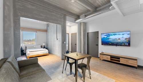 Comfort-Studiosuite, 1 Queen-Bett und Schlafsofa