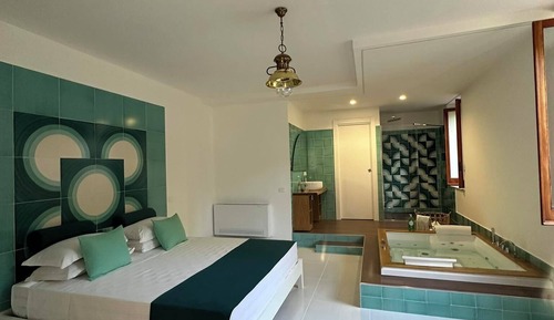 Doppelzimmer, mit Bad, Bergblick (Verde)