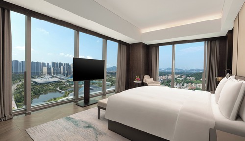 Panoramic-Suite, 1 Schlafzimmer, Seeblick (Living Area)