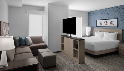 Studio, 1 King-Bett und Schlafsofa, Küche