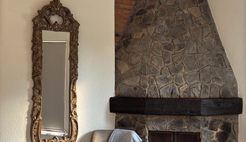 Studiosuite, 1 King-Bett, Terrasse, Blick auf die Anlage