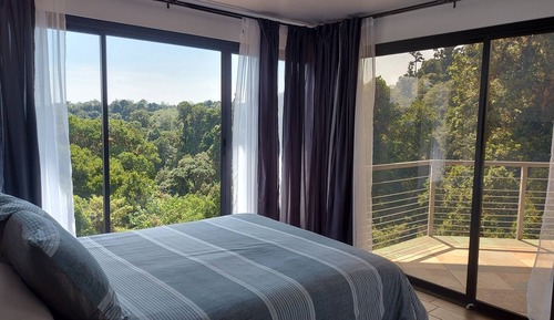Ferienhaus, 2 Schlafzimmer, Balkon, Gartenblick