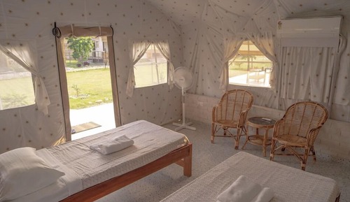 Deluxe-Ferienhaus, 2 Einzelbetten