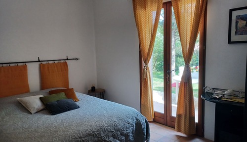 Superior-Doppelzimmer, Haustiere gestattet, Gartenblick