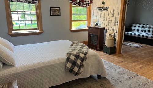 Signature-Suite, 1 King-Bett und Schlafsofa, Gartenblick