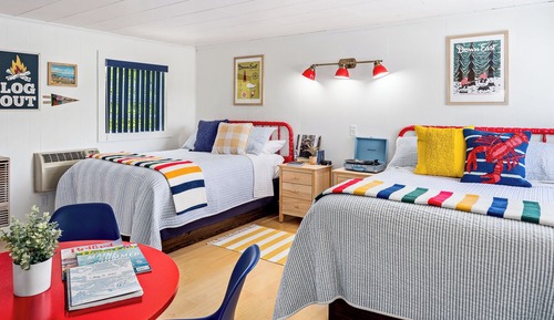 Traditional-Ferienhaus, 2 Doppelbetten, Küche