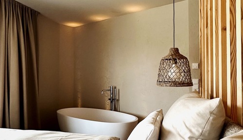Luxury-Apartment, 2 Schlafzimmer, Whirlpool, Bergseite