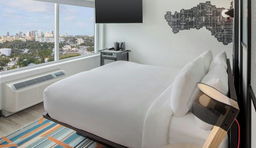 Zimmer, 1 King-Bett, Nichtraucher, Stadtblick