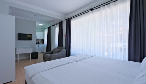 Deluxe-Studiosuite, 1 Queen-Bett und Schlafsofa