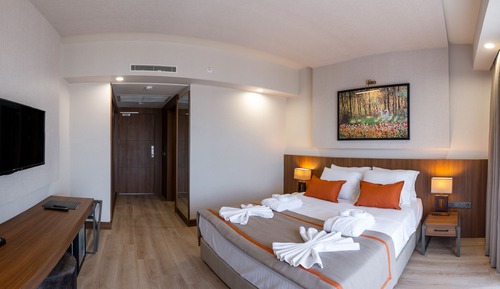 Deluxe-Zimmer, 1 Doppelbett, Meerblick