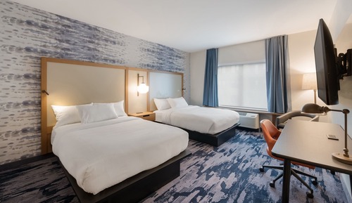 Zimmer, 2 Queen-Betten