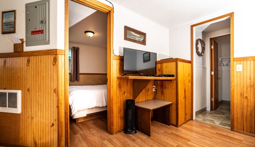Basic-Ferienhütte, 1 Queen-Bett, Meerblick