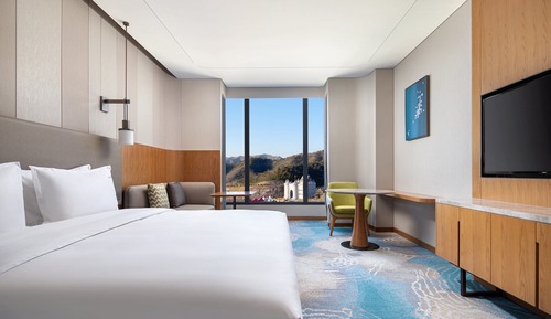 Standardzimmer, 1 King-Bett und Schlafsofa, Gartenblick