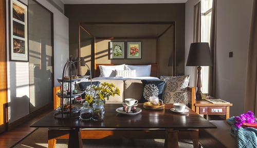 Luxury-Zimmer, 1 King-Bett, Talblick