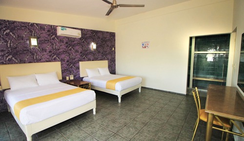 Familien-Vierbettzimmer, 2 Doppelbetten