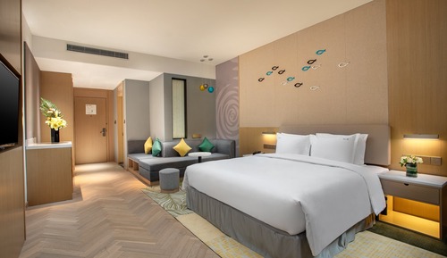 Premium-Zimmer, 1 King-Bett, Gartenblick