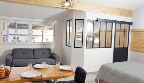 Panoramic-Apartment, mit Bad (Le Soleilhou )
