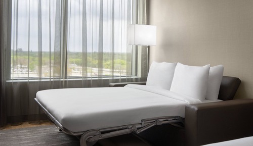 Zimmer, 1 King-Bett und Schlafsofa