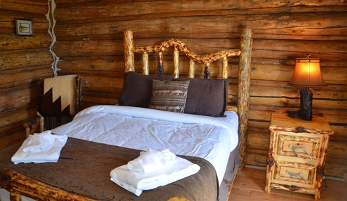 Honeymoon-Ferienhütte, 1 Queen-Bett, Bergblick