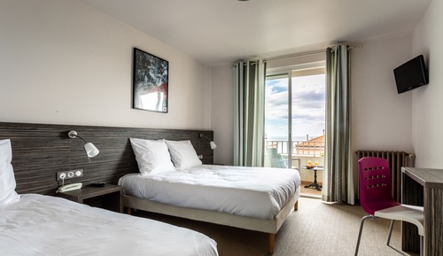 Dreibettzimmer, eingeschränkter Meerblick