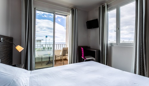 Doppelzimmer, eingeschränkter Meerblick