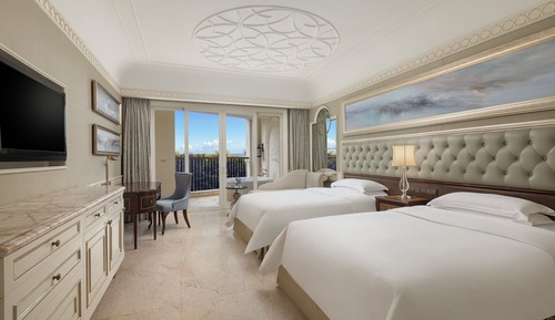 Standardzimmer, 2 Doppelbetten, Gartenblick