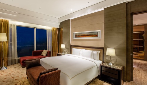 Zimmer, 1 Schlafzimmer, Zugang zur Business-Lounge, Seeblick