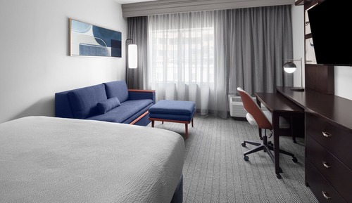 Zimmer, 1 King-Bett und Schlafsofa