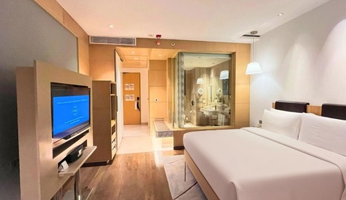 Standardzimmer, 1 Queen-Bett, barrierefrei, Stadtblick
