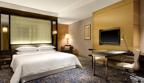 Zimmer, 1 King-Bett, Stadtblick