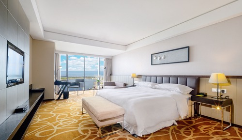 Zimmer, 1 King-Bett, Meerblick