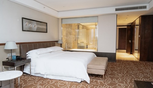Comfort-Zimmer, 1 King-Bett, Nichtraucher, Stadtblick
