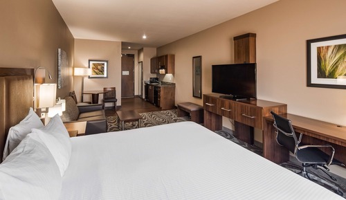 Suite, 1 King-Bett, barrierefrei, Küche (with Single Sofabed)