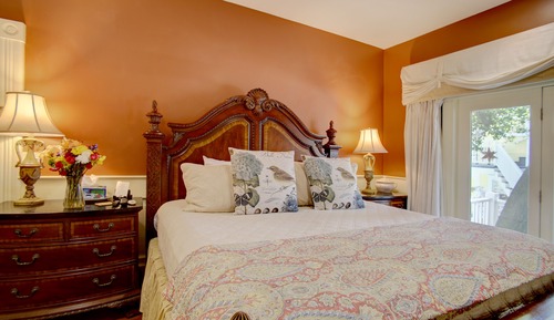 Luxury-Zimmer, 1 King-Bett, Whirlpool, Gartenblick (Cotton Exchange)