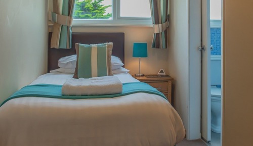 Einzelzimmer, mit Bad