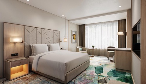 Zimmer, 2 Einzelbetten, Stadtblick