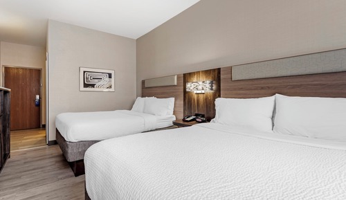 Standardzimmer, 2 Doppelbetten, barrierefrei (Communication)