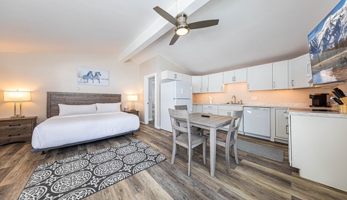 Studiosuite, 1 King-Bett, Parkblick