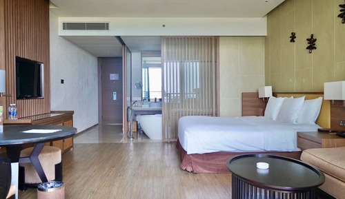 Premium-Zimmer, 1 King-Bett, Raucher, Meerblick