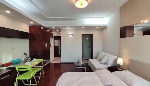 Standardzimmer, 1 Queen-Bett, Kochnische, Stadtblick