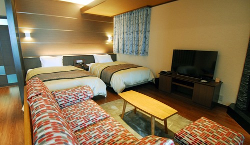 Deluxe-Zweibettzimmer, Nichtraucher (with indoor hot springs)