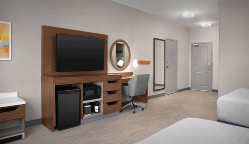 Zimmer, 2 Queen-Betten, barrierefrei (Hearing)