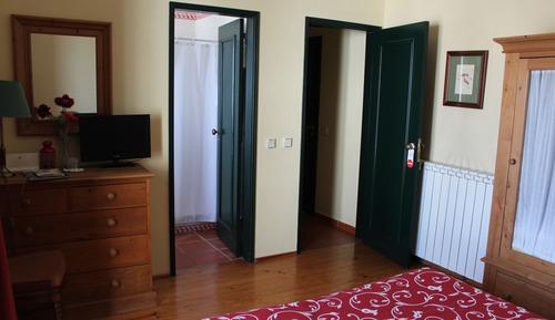 Doppel- oder Zweibettzimmer, Terrasse, Bergblick