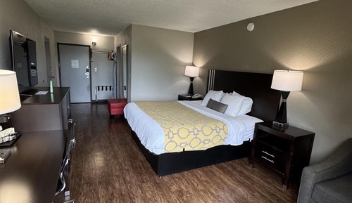 Standardzimmer, 1 King-Bett, barrierefrei, Kühlschrank und Mikrowelle