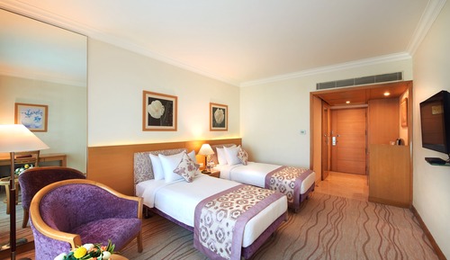 Business-Zweibettzimmer, 2 Schlafzimmer, Stadtblick