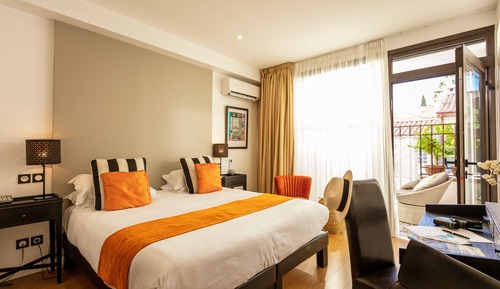 Doppel- oder Zweibettzimmer, Terrasse