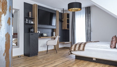 Doppelzimmer, mit Bad (Seeblick mit Balkon)
